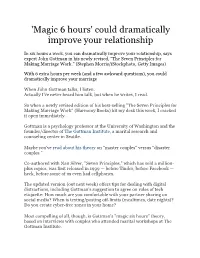 Magic 6 Hours (Gottman)