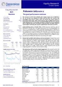 Pakuwon Jati(PWON IJ) Maintain the Good Performance Continues