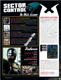 SECTOR CONTROL in This Issue