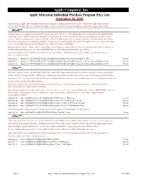 09/10 Ed IPP Price List