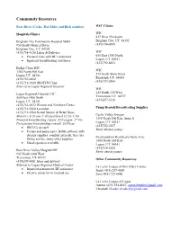 Community Resources