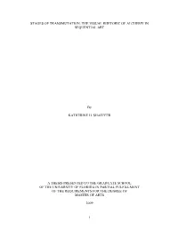 Stages of Transmutation: the Visual Rhetoric of Alchemy in Sequential Art