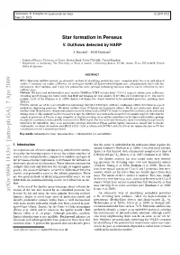 Star Formation in Perseus-V. Outflows Detected by HARP