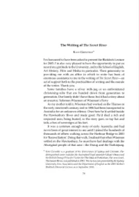 The Writing of the Secret River