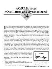 AC/RF Sources (Oscillators and Synthesizers) 14