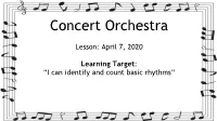 Concert Orchestra