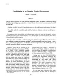 Ferrallitisation in an Oceanian Tropical Environment in : Joseph K.T
