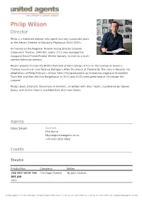 Philip Wilson Director
