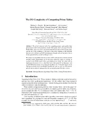 The I/O Complexity of Computing Prime Tables 1 Introduction