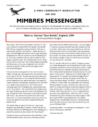 Mimbres Messenger Page 1