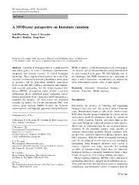 Perspective on Literature Curation