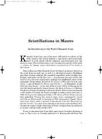 Scintillations in Mauve
