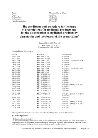 The Conditions and Procedure for the Issue Of