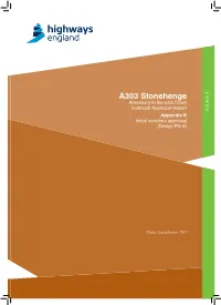 A303 Stonehenge Amesbury to Berwick Down Technical Appraisal Report Volume 3 Appendix B Initial Corridors Appraisal (Design Fix A)