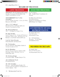 Board of Trustees Life Trustees Elected Trustees