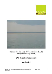 Margate and Long Sands Csac Selection Assessment Document