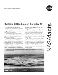 Building KSC's Launch Complex 39