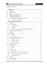 Contents: Volume I