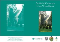 Driffield Cemetery Users' Handbook