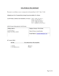 Eeo Public File Report