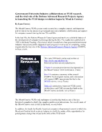 Government-University-Industry Collaborations on VLSI Research
