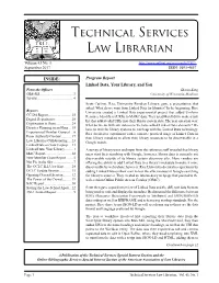 Technical Services Law Librarian