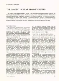 The Magsat Scalar Magnetometer