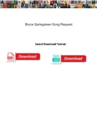 Bruce Springsteen Song Request