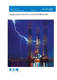 Surge Protection for Local Area Networks CONTENTS Page