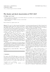 The Density and Shock Characteristics of NGC 2818?