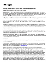 Activision Brings ''Dancing with the Stars'' Video Game to the Wii(TM)