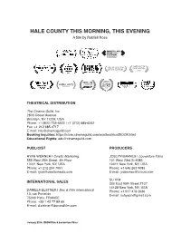 Hctmte Press Notes 01.11.18