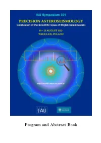 Program and Abstract Book