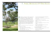 7 - Parks, Recreation & Open Spaces