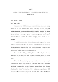 Bab Ii Kajian Teoritik, Kerangka Pemikiran, Dan Hipotesis