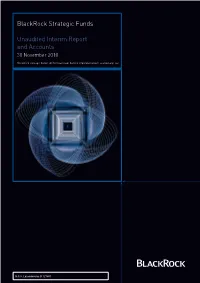 Blackrock Strategic Funds Unaudited Interim Report and Accounts