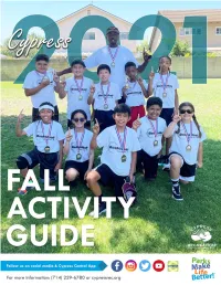 Fall Activity Guide