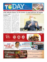 GOP Attacks Dems' $1.9T COVID-19 Relief Bill from All Angles