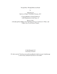Tracing Noise: Writing In-Between Sound by Mitch Renaud Bachelor