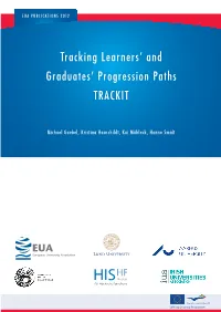 Tracking Learners' and Graduates' Progression Paths TRACKIT