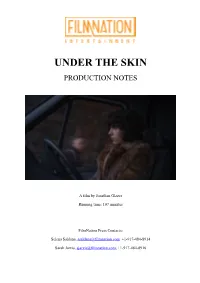Under the Skin Production Notes