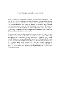 From Cooperation to Complicity