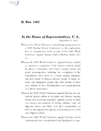 H. Res. 1361 in the House of Representatives, U