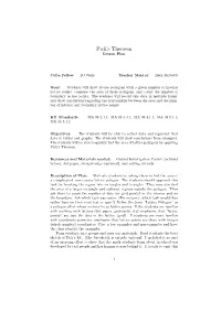 Pick's Theorem