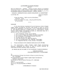 Government of Andhra Pradesh Abstact Ma & Ud