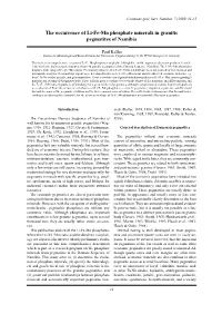 The Occurrence of Li-Fe-Mn Phosphate Minerals in Granitic Pegmatites of Namibia