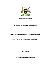 Auditor General's Report