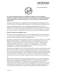 Aq-Rule4-10Z4 Precisely the Type of Scenario the Legislature Envisioned When the Administrative Procedures Act Was Adopted