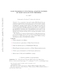 Arxiv:1310.3382V1 [Math.FA] 12 Oct 2013 Umn A,Bnc Space