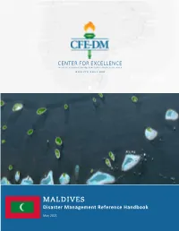 Maldives: Disaster Management Reference Handbook